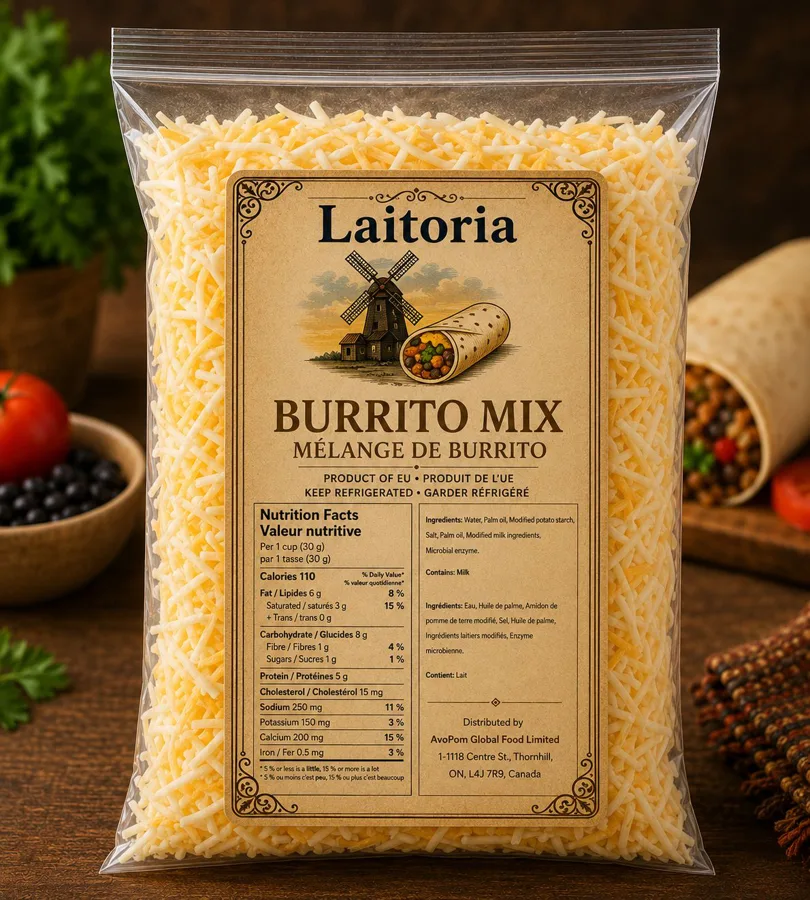Laitoria Shredded Burrito Mix Topping