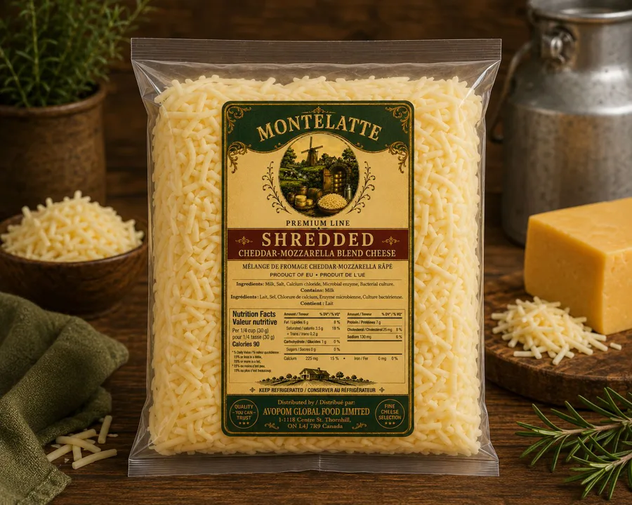 Montelatte Shredded Cheddar & Mozzarella Blend